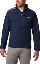 Columbia Ascender Softshell Jacket - Softshell - Heren - Blauw - Maat XL