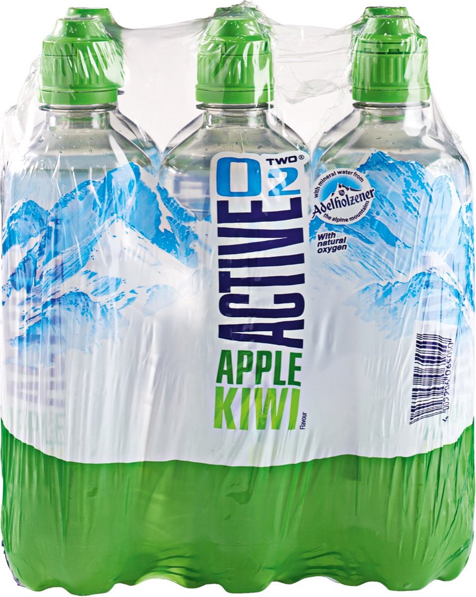 Bol.com Active O2 Water appel kiwi - 6 petflesjes x 500 ml aanbieding