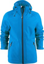 Printer Softshell Jas Karting - Blauw - Maat XL