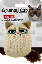 GRUMPY KNIT POUNCEY CAT TOY