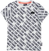 Vinrose jongens t-shirt tekst maat 146/152