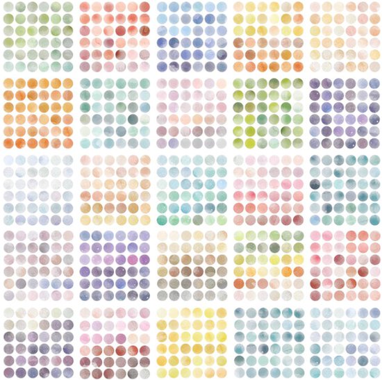 Bullet Journal Stickers – Planner Agenda Stickers – 900 Stuks – 25 vellen – Sticker Dots – Scrapbook stickers – Bujo stickers – Stickers volwassenen en kinderen