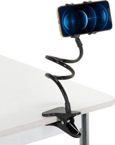 Universele telefoonhouder - DESKTOP SMARTPHONE HOLDER - flexibele lange arm beugel desktop hoofdeinde nachtkastje telefoon houder standaard tablet mount, voor smartphone (ZWART) - XSS-STAND2