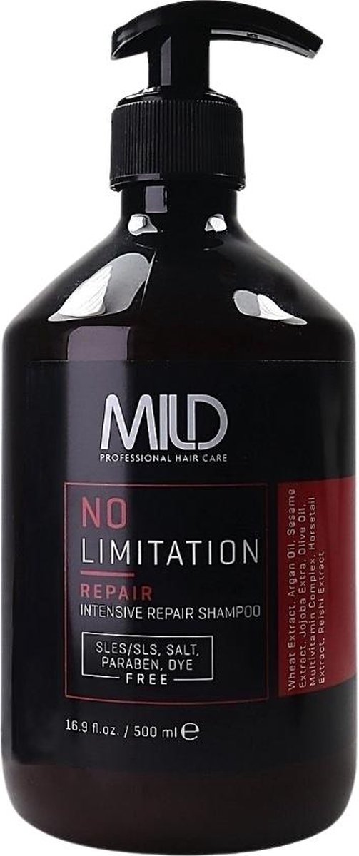 Mild No Limitation Verzorgende Shampoo Intensive Repair - 500 ml