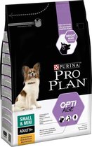 Purina hondenvoer : 8 x Pro Plan Small & Mini Adult 9+ 700g Kip