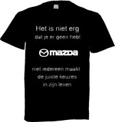 Mazda T-shirt maat 4XL
