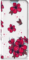 Smartphone Hoesje Xiaomi Redmi 10 Mobiel Cover Blossom Red