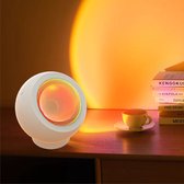 Yeelight YLFWD-0006-Sunset Lamp Lampen Projectorlampen-Projector LED Nachtlampje-Oplaadbare Dimmable Zon Projectie Bureaulamp-met Magnetische voet-360° Draaibaar