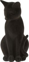 Kat - Kat | polyester | zwart | 17.5x15x (h)33 cm