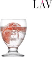 Lav Alara – Drinkglazen Op Voet – Set van 6 – 290 ML
