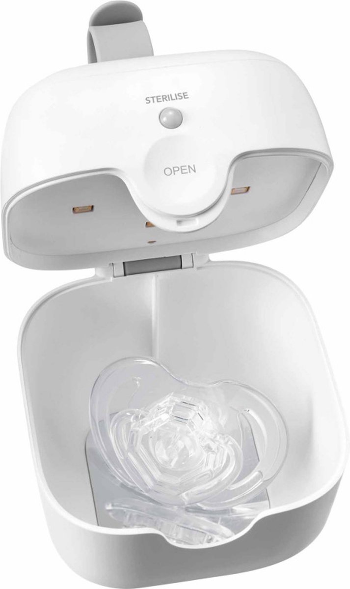Nuby - Draagbare UV Sterilisator voor fopspenen - met 1 gratis fopspeen van Nûby — afbeelding 3