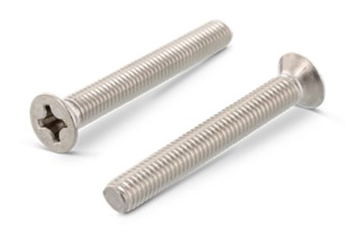Metaalschroef Din965Ph M3x40mm Vk RVS A2 - 500 stuks