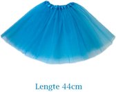 Tutu Aqua blauw - 44 cm