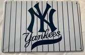 USArticlesEU - Metalen kentekenplaat -New York Yankees - NY - New York Honkbal - 2 - Yankees Baseball - MLB - license plate - decor - muurplaat - americana
