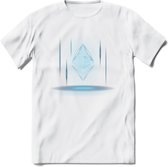 Ethereum Holo - Crypto T-Shirt Kleding Cadeau | Dames / Heren / Unisex | Bitcoin / Ethereum shirt | Grappig Verjaardag kado | BTC Tshirt Met Print | - Wit - 3XL