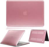 Macbook case - Macbook hoesje - Macbook PRO 13.3 A1706/A1708/A1989 - Rosegold