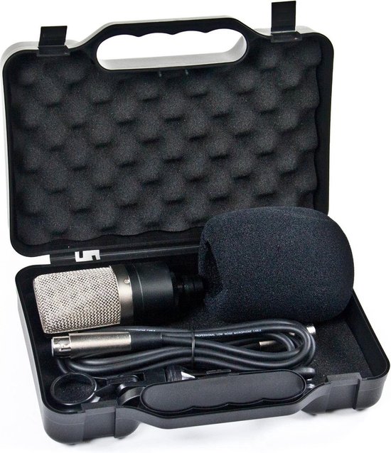Microphone Cardioïde à Condensateur pour Instrument, avec Pince