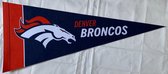 USArticlesEU - Denver Broncos - NFL - Vaantje - American Football - Sportvaantje - Pennant - Wimpel - Vlag - 31 x 72 cm