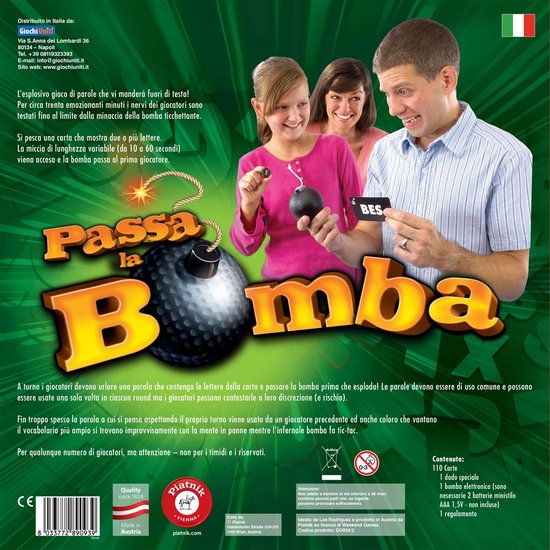 Giochi Uniti Passa La Bomba Bol