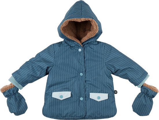 Ducksday - veste - imperméable pour bébé - unisexe - Ranger - Blauw - 68