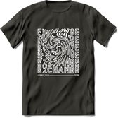 Exchange - Crypto T-Shirt Kleding Cadeau | Dames / Heren / Unisex | Bitcoin / Ethereum shirt | Grappig Verjaardag kado | Tshirt Met Print | - Donker Grijs - M