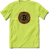Bit-Coin - Crypto T-Shirt Kleding Cadeau | Dames / Heren / Unisex | Bitcoin / Ethereum shirt | Grappig Verjaardag kado | Tshirt Met Print  Prijs - Groen - 3XL
