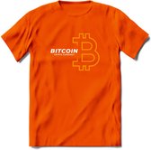 Bitcoin - Crypto T-Shirt Kleding Cadeau | Dames / Heren / Unisex | Bitcoin / Ethereum shirt | Grappig Verjaardag kado | Tshirt Met Print  Prijs - Oranje - XL
