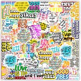 Scrapbook stickers - Quote Stickers - Bullet Journal - Life Quotes - Uitspraken - Kleurrijk - #3 - 50 stuks