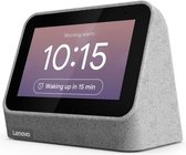 LENOVO Smart Clock 2 Grijs - Écran couleur 4 pouces - Assistant Google