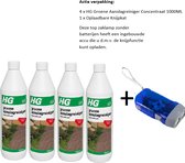 HG Groene Aanslagreiniger Concentraat 1000ML 4 stuks - + Knijpkat/Zaklamp