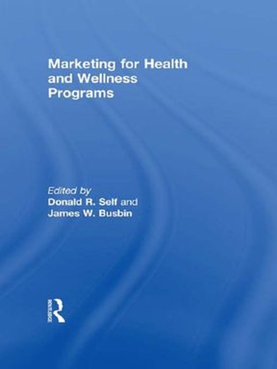 Marketing for Health and Wellness Programs - cover