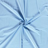 Katoen stof - Kleine Streep - 140cm breed - Waterblauw - 10 meter