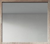 Badplaats Spiegel Indiana - 90 cm x 80 cm - Hout-look - Badkamer Spiegel