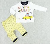 Baby kledingset Joggingpak 2 delig. bestaat uit joggingbroek en sweater. 100% katoen