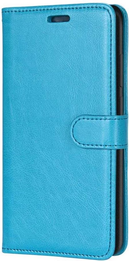 Coque pour Samsung Galaxy A32 4G - Bookcase - Espace pour 3 cartes - Similicuir - avec 3x Protecteur d'écran trempé - SAFRANT1 - Turquoise