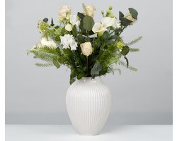 FLYN Flowers - Bloemenboeket Julia - Rouwboeket Wit