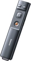 Télécommande multifonction Baseus Orange Dot pour présentation, avec pointeur laser - Gris