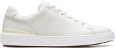 Clarks - Heren - CourtLite Lace - G - 1 - white leather - maat 6