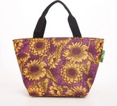 Eco Chic - Cool Lunch Bag _ small - C33PP - Purple - Sunflower