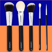 CAIRSKIN Professional Make-up Set 5 Brushes - Fast & Furious- Blush Foundation Highlighter Eyeshadow & Eyeliner Set - Visagie KwastenBeauty Rituals Cosmetics Set