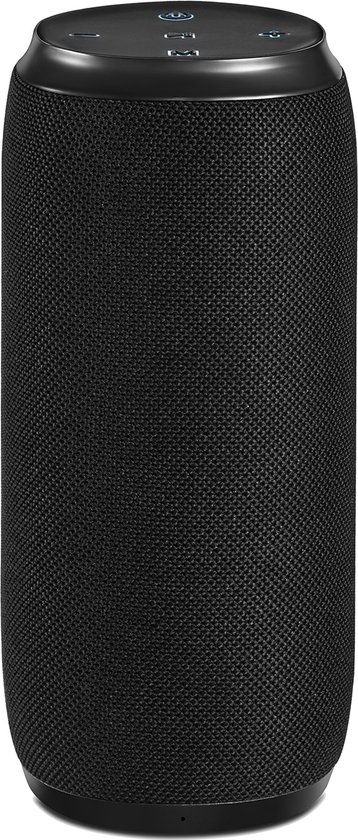 Bluetooth speaker Denver BTS-120 met radio, 2x8W, oplaadbare batterij, USB, Micro SD, aux, handsfree zwart