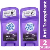 Lady Speed Stick Invisible Protection Deodorant Vrouw - 48h Effectieve Bescherming Deodorants - Ruik Onweerstaanbaar en Voel je Goed - Deodorant Vrouw Voordeelverpaking - 2 Stuks