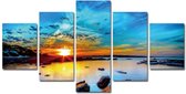 Diamond Painting 5 Luik zonsondergang  20 x30 20 x40 20 x50 vierkante  steentjes