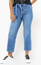 LOLALIZA Jeans met hoge taille - Blauw - Maat 40