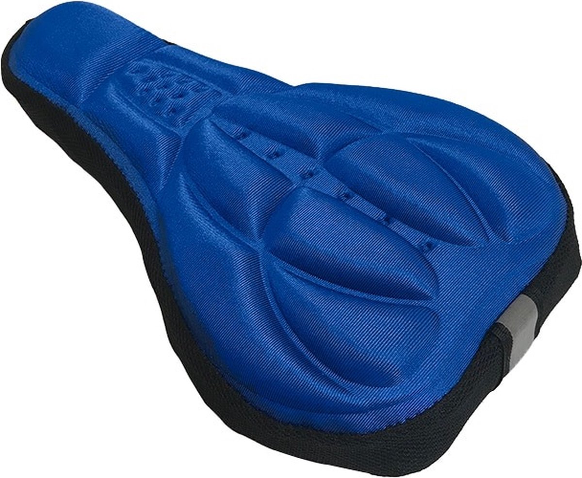 Fiets Zadelhoes Zadel Cover Gel Pad Donkerblauw Universeel 28 x 16cm