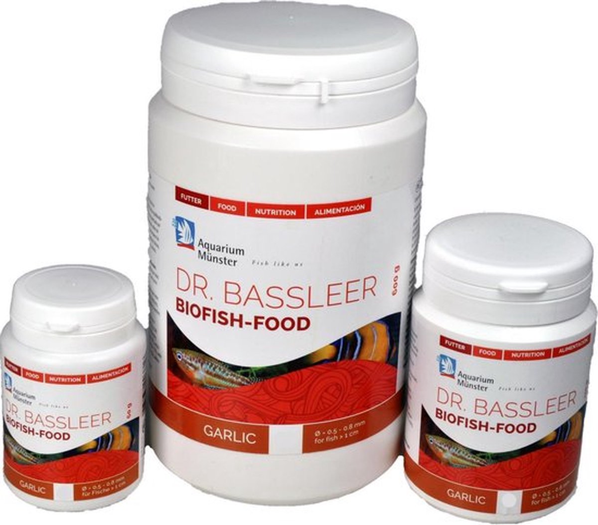 Garlic – Dr. Bassleer BioFish Food M 600gr