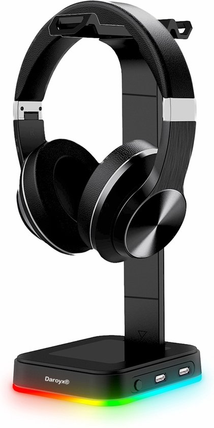 Daroyx Headset Stand Premium - Support de casque haut de gamme - Support de  casque RGB... | bol.com
