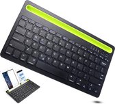 GO2GOSHOP Draadloos Toetsenbord met Gleuf voor Smartphone en Tablet - QWERTY toetsen - Bluetooth - Zwart