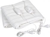 LuxuryLiving - Elektrisch deken - 2 persoons - 160 x 140 x 3 cm - Polyester - Wit