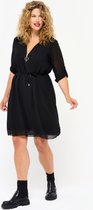 LOLALIZA Mini jurk - Zwart - Maat 44